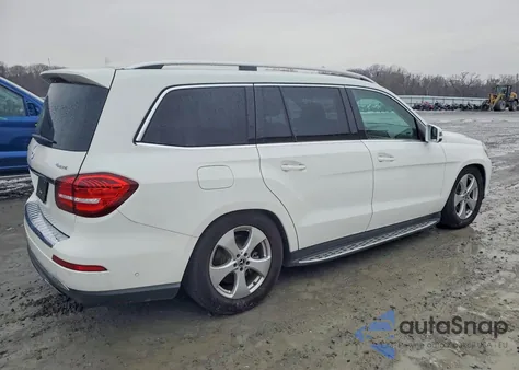 2017 Mercedes-Benz Gls 450 4Matic z USA, uszkodzony, nr VIN 4JGDF6EE6HA945558